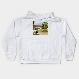 Aussie Backyard (with Magpie) Kids Hoodie